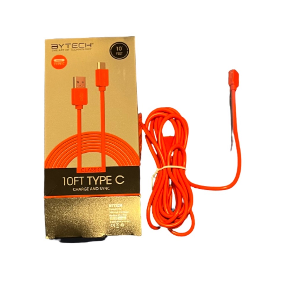 10” Heavy Duty C-Type Micro USB Cable Charge And Sync Connector High Performance